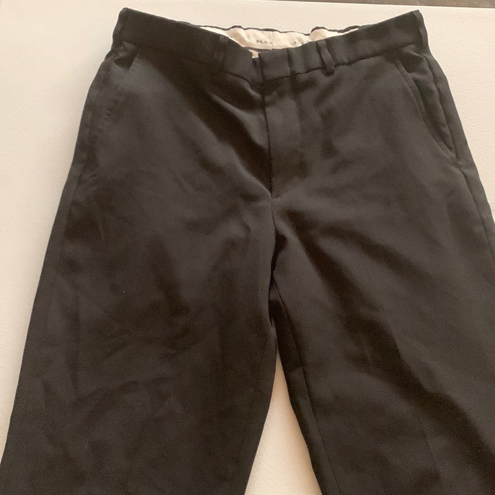 Good condition men’s large black flex slax